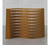 GUAWJRZDP Divisorio di Carta per Ambienti, Partizione di Carta Pieghevole Portatile, Schermo per La Privacy Pieghevole Portatile, Divisorio di Carta Creativo(Brown,100x200cm/39.3x78.7in)