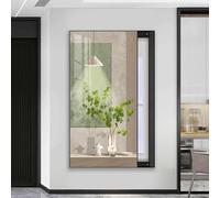 GUAWJRZDP Quadro Elettrico Decorativo Per Montaggio A Parete, Copri Cassaforte A Muro Copertura, Copertura Decorativa Per Scatola Fusibili E Interruttori(Black 4,40x80cm/15.7x31.5in)