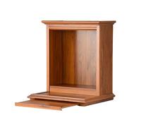 GUAWJRZDP Tavolo Altare da Parete, Tavolo da Altare, Tavolos da tè Buddista, Tavolos da Preghiera, Supporto per Offerte in bambù con Cassetto Telescopico(Brown,21.6x15.7x26.7'')