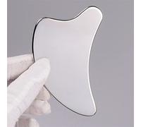 Guazzo in acciaio inossidabile Viso Corpo Raschiando Guasha Board Strumenti di massaggio Gua Sha for alleviare il dolore Rilassamento muscolare 1 pezzo (Color : 2)