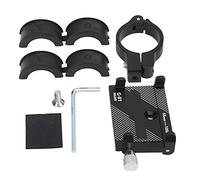 GUB G-81 Supporto per Telefono per Bici in Alluminio, Regolabile, Supporto per Supporto per Telefono per Bici, Morsetto per Telefono Cellulare per Manubrio Moto per Telefono