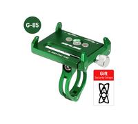 (GUB G-85 Verde) Supporto per telefono da bicicletta GUB P10 da 3,5-6,8 pollici, supporto per telefono