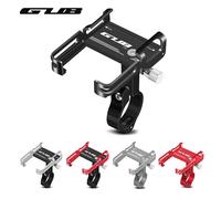 GUB P10 Staffa per supporto per telefono per bici Supporto per supporto per bicicletta per moto in lega di alluminio Clip per manubrio per 55-100mm
