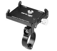 GUB PRO1 Supporto universale per telefono cellulare in lega di alluminio per manubrio della bicicletta da 3,5-6,2 pollici (nero)