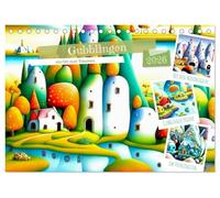 Gubblingen - ein Ort zum Träumen (Tischkalender 2026 DIN A5 quer), CALVENDO Monatskalender: Das verspielte Abenteuerland für Kinder