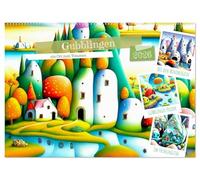 Gubblingen - ein Ort zum Träumen (Wandkalender 2026 DIN A2 quer), CALVENDO Monatskalender: Das verspielte Abenteuerland für Kinder