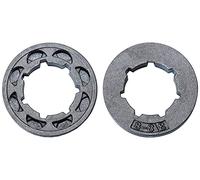 Gubeter 3/8" 8T Kit pignone per cerchione, per Husqvarna 61, 162, 181, 266, 268, 272, 281, 288, 298, 362, 365, 371, 372, 385, per Stihl 030, 031, 032, 038, 044, 046, 064, 066, 0000 642 1216