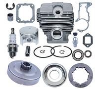 Gubeter 52Mm Cilindro Pistone Tamburo Frizione 3/8 7T Kit Guarnizioni Corona Pignone, Per Stihl 044 Ms440 Parte Motosega, Alesaggio Cilindro 52Mm, 1128 020 1227, 1128 007 1000, 1128 007 1050
