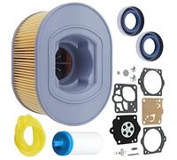 Gubeter Kit Linea Filtro Aria Carburante, Sega Tagliata per Husqvarna K970 K1260, 510244103, 510244101