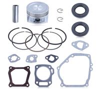 Gubeter Kit Olio Guarnizione Anello pistone 68Mm, per Motore per Honda Gx160 Gx200 5.5Hp 6.5Hp 168F, 13101 Zf7 010, 13101 Zh8 010, 91201 Z0T 801