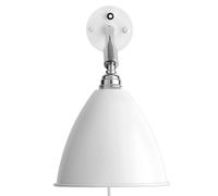 Gubi Applique Bestlite BL7, bianco/cromo, Ø 16 cm, E14 GUBI