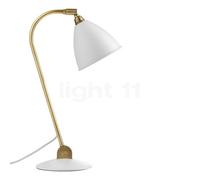 Gubi BL2 Lampada da tavolo, ottone/bianco opaco