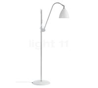 Gubi BL3 Lampada da terra, cromo/bianco - ø16 cm