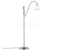 Gubi BL3 Lampada da terra, cromo/porcellana - ø16 cm