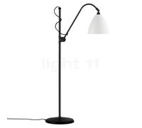 Gubi BL3 Lampada da terra, nero/bianco - ø21 cm