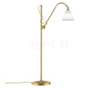 Gubi BL3 Lampada da terra, ottone/porcellana - ø16 cm