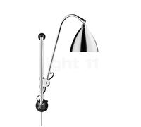 Gubi BL5 Lampada da parete, cromo/cromo