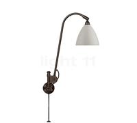 Gubi BL6 Lampada da parete, nero/bianco