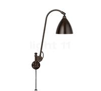 Gubi BL6 Lampada da parete, nero/nero