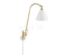 Bestlite BL6 Applique Bianco Opaco E Ottone