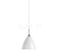 Gubi BL9 Lampada a sospensione, cromo/bianco - ø16 cm