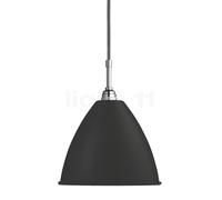 Gubi BL9 Lampada a sospensione, cromo/nero - ø40 cm