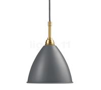 Gubi BL9 Lampada a sospensione, ottone/grigio - ø40 cm