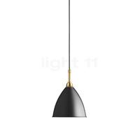 Gubi BL9 Lampada a sospensione, ottone/nero - ø16 cm