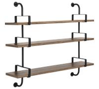 GUBI Démon Scaffale L155 cm 3 Ripiani Noce Americano