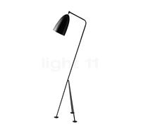 Gubi Gräshoppa Lampada da terra, nero