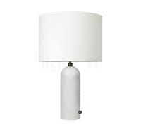 Gubi Gravity Lampada da tavolo, paralume bianco/piede marmo bianco - 65 cm , Vendita di giacenze, Merce nuova, Imballaggio originale