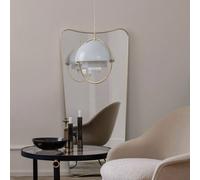 Gubi lampada a sospensione Lite, Ø 36 cm, cromo/bianco GUBI