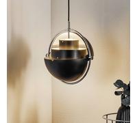 GUBI Multi-Lite Lampadario Cromo E Nero Piccolo