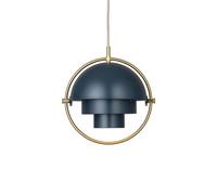 GUBI Multi-Lite Lampadario Piccolo Ottone E Blu Notte - Edizione Limitata