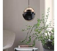 Gubi Lampada a sospensione Multi-Lite, Ø 36 cm, cromo/nero GUBI