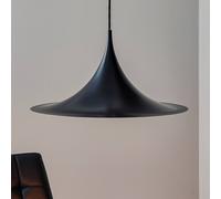 GUBI Semi Lampadario Nero Opaco Medio