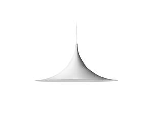 Gubi Lampada a sospensione Semi, Ø 90 cm, bianca GUBI