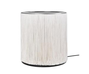 Gubi Model 597 Lampada da Terra Alluminio Lucido/Frange Crema