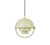 Gubi Multi-Lite Lampada a sospensione, ottone/verde - ø22,5 cm , Vendita di giacenze, Merce nuova, Imballaggio originale