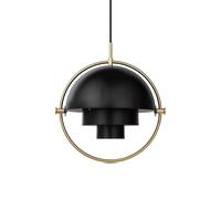 GUBI Multi-Lite Lampadario Grande Ottone/Nero Opaco