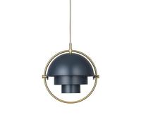 GUBI Multi-Lite Lampadario Piccolo Ottone E Blu Notte - Edizione Limitata