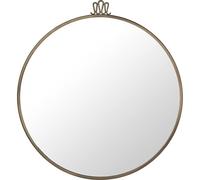 GUBI Randaccio Specchio da Parete Rotondo Ø70 cm Ottone Anticato