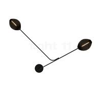 Gubi Satellite Lampada da parete, nero opaco/nero