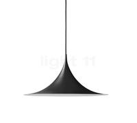 GUBI Semi- Lampadario Medio Opaco Nero