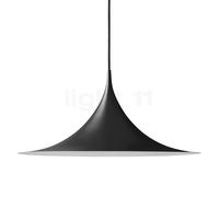 Gubi Lampada a sospensione Semi, Ø 90 cm, nero GUBI
