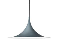 GUBI Semi Lampadario Medium Glossy Anthracite Grigio