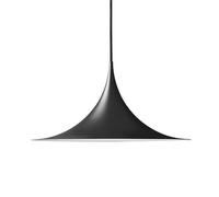 GUBI Semi Lampadario Medium Opaco Nero