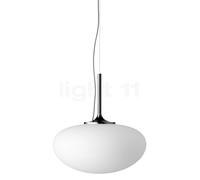 GUBI Stemlite Lampadario Cromo Nero Ø38