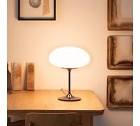 GUBI Stemlite lampada da tavolo, nero-cromo, 42 cm GUBI