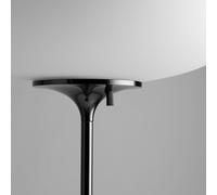 GUBI Stemlite piantana, nero-cromo, 110 cm GUBI